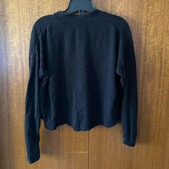 Reitmans Raw Hem Cropped Knit Cardigan - Picture 2 of 3